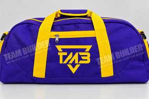 Bolsa Deportiva Personalizada con Logotipo, de Nailon, 30-40L, Morado y Amarillo, para Viajes de Equipo, Gimnasio, Fabricante, OEM, ODM, Venta al Por Mayor - Product Image 4