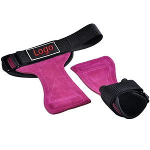 Poignées de gymnastique en cuir PU avec logo personnalisé, confortables pour hommes et femmes, protège-paumes pour entraînement CrossFit, fournisseur OEM - Product Image 1