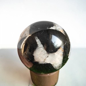 High Quality Black Tourmaline Quartz Crystal Sphere Healing Stone Wholesale Supplier - Product Image 3