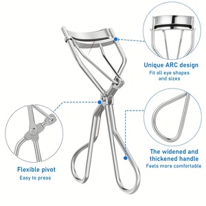 Recourbe-cils de haute précision avec poignée ergonomique, coussin en silicone souple, cadre métallique durable pour un recourbement doux et naturel - Product Image 5