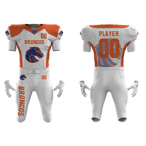 Uniforme de football américain à personnalisation complète maquettes de conception gratuites uniforme de football pour jeunes vêtements de vente directe en usine - Product Image 1