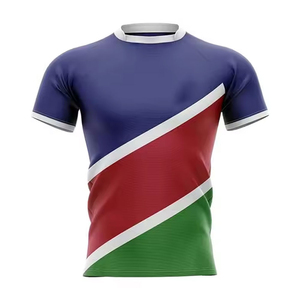 Camiseta de Rugby Retro para Hombre, Logotipo Personalizado, Nombres/Números del Equipo, Transpirable, de Secado Rápido, Invierno, Corta, Estampada, Alta Calidad, Venta al Por Mayor - Product Image 6