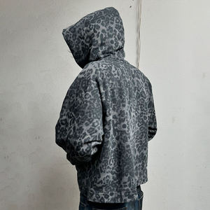 Sudadera con Capucha Extra Grande para Hombre, 100% Algodón, Ecológica, Transpirable, con Bolsillo, Estilo Casual Urbano, Ropa de Invierno - Product Image 4
