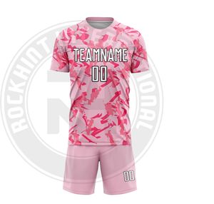 Ensemble d'uniformes de football de qualité supérieure, respirant et à séchage rapide, maillot et short pour les équipes, entraînements et matchs, hommes et femmes - Product Image 1