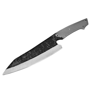 Couteau de Chef en Acier Damas Forgé à la Main, Manche Intégral, Outils Multifonctionnels d'Extérieur, Production OEM Personnalisée - Product Image 1