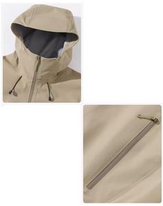 Veste coupe-vent softshell imperméable unisexe avec logo personnalisé, veste de randonnée, veste de ski - Product Image 4