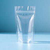 Sachet refermable transparent recyclable de qualité alimentaire pour bonbons, assaisonnements et échantillons alimentaires