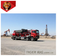 Pompe à piston de cimentation Tiger Rig Triplex HT400 haute pression 220V avec ensemble d'extrémité de fluide pour réservoir sous pression