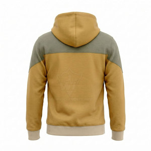 Sudaderas con capucha para hombre, 100% algodón, estilo casual de invierno, capucha ajustable, cremallera frontal completa, tejido de forro polar suave, venta al por mayor personalizada - Product Image 2