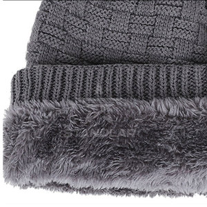 Pakistan Manufacture Latest Style Jacquard <b>Beanie</b> Hats Solid Plain Color Custom Logo Adult Jacquard <b>Beanie</b> Hats - Product Image 3
