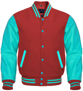 Wholesale Cheapest Price Varisty <b>Jacket</b> for <b>Men</b> and Long Sleeve Plain Dyed Quick Dry Varisty <b>Jackets</b> For Classic Design - Product Image 1