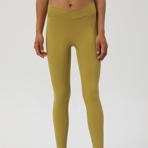 Leggings de sport tricotés taille haute respirants et à séchage rapide pour femmes, 300g, pour fitness et course à pied – Meilleures ventes - Product Image 3