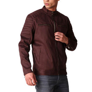 Veste en cuir personnalisée avec logo imprimé Firestorm Motorcycle, veste en cuir Freedom Ride, veste en cuir à manches longues pour la piste - Product Image 2