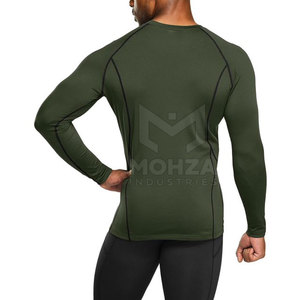 Camisetas de Compresión para Hombre, Diseño Moderno, Gran Venta, Spandex/Poliéster, Secado Rápido, Transpirables, Corte Regular, Manga Larga, Cómodas - Product Image 2