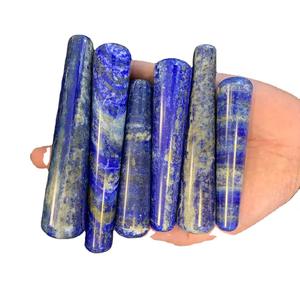 แท่งนวดลาพิส ลาซูลีธรรมชาติ ขายส่ง คุณภาพดี ทนทาน สำหรับการบำบัด นวดผ่อนคลาย คริสตัลขัดเงา หินบำบัด พลังงานจักระ - Product Image 6