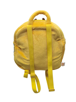 Sac à dos en peluche cerf jaune personnalisé, sac à dos en peluche animal de dessin animé 3D avec détails brodés pour enfants
