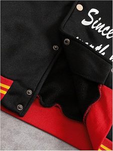 Veste universitaire vintage style Letterman – Bomber élégant inspiré du baseball avec tissu résistant, doublure intérieure chaude, mode décontractée pour - Product Image 3