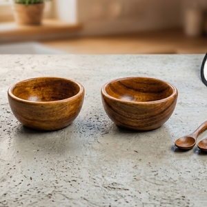 Bol en bois d'acacia de petite taille, design européen écologique - Bon prix, nouveau produit - Product Image 2