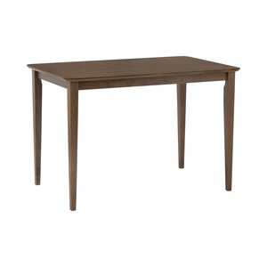 Muebles de Comedor Modernos de Mediados de Siglo, Mesa de Cocina Rectangular de Madera Oscura para 4 Personas, Ideal para Proyectos de Estudio Pequeños y Apartamentos - Product Image 1
