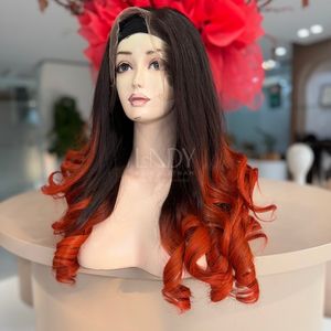 Perruque de Cheveux Naturels Vietnamiens de Qualité Supérieure 100% Cheveux Humains, Perruque Frontale en Dentelle, Cheveux Ondulés - Product Image 6