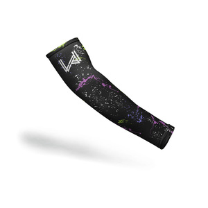 Wear 4 Games Custom Unisex <b>Compression</b> Long Sports <b>Arm</b> <b>Sleeves</b> UV Protection Personalized Logo Text Printed No Moq Item - Product Image 2