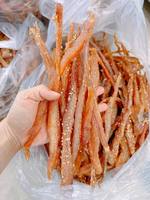 Filetes Premium de Pescado Cabeza de Serpiente (Channa Striata) - Sin Piel, Sin Espinas, Snacks de Mariscos, Sabor a Carne de Aves, Vietnam, Bolsa, 12 Meses
