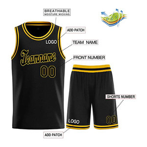 Vêtements de sport de basketball directement de l'usine, logo d'équipe, tissu durable, tenue de match, fournisseur direct pour les équipes, maillot en gros direct - Product Image 3