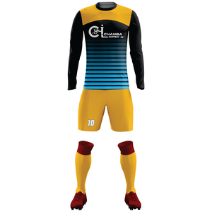 <b>Elite</b> Football Jersey Uniform Set with Personalized Team Identity and Vibrant Sublimation Graphics - Product Image 1