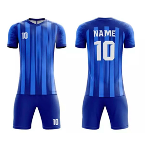 <b>Soccer</b> Uniform Jersey Shorts Set Custom Printed Football Sportswear Lightweight Quick Dry Team Wear For Youth <b>Soccer</b> Uniform - Product Image 1