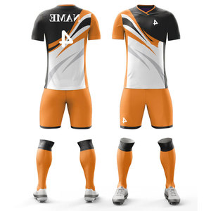 Summer Uniform Football Kits Multi Color Sublimation Pattern <b>Compression</b> Breathable Basketball Football Uniform Player Sets - Product Image 4