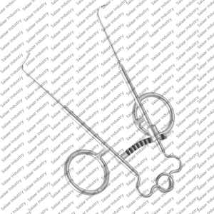 Retractor de Piel Sisson 4x1x1 con Puntas Afiladas y Bloqueo de Dedo, Instrumento Quirúrgico de Acero Inoxidable - Product Image 2