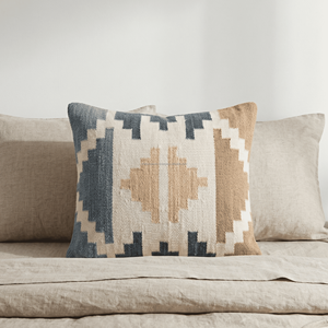Handcrafted Kilim Pillow Cover Turkish Cotton Pillow with Tassel Triangle Pattern Kilim Decor Indian Handmade Kilim Pilowslip - Product Image 5