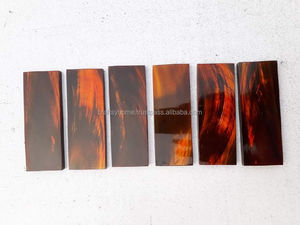 แผ่นแตรควายคุณภาพดีที่สุดสําหรับกรอบแว่นตาแสง แผ่นแตรสีดําแตรวัว - Product Image 2