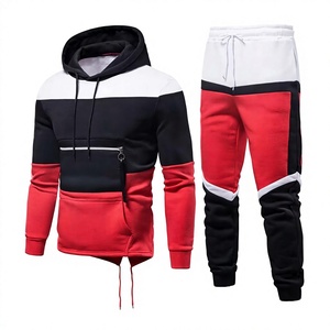Custom <b>Men</b> Tracksuit Pullover Fitness Sportswear Set <b>Long</b> <b>Sleeve</b> Athletic <b>Top</b> Matching Pants Comfortable Gym Training Running - Product Image 2