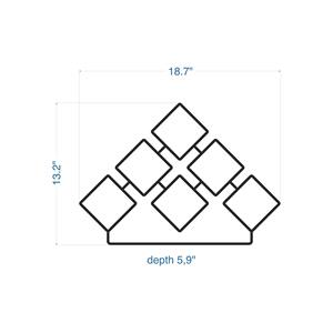 Modern Black Wine Bottle Holder Stylish Rack For Home Bar Dining <b>Table</b> Display And Guest Serving Wholesale From India - Product Image 6