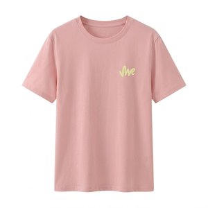 High Demanding Custom Logo Women's Short Sleeved Silk/Cotton <b>T</b>-<b>shirt</b> Winter Casual Breathable Versatile Top Loose Fit Streetwear - Product Image 2