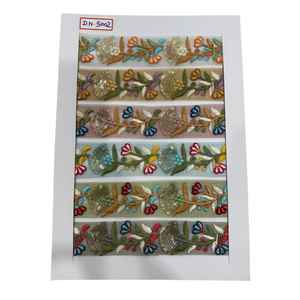 Dentelle en coton brodée de qualité supérieure, fabriquée à partir de fils de coton doux et durables. - Product Image 1