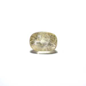 Certified Loose Color-Change Sapphire & Tourmaline Lot-6.15 Carat Natural Yellow Sapphire - Product Image 1