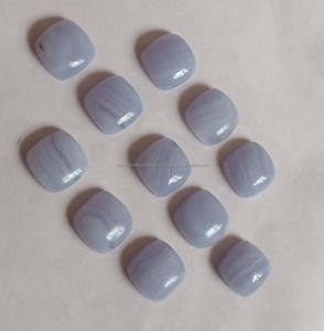 Haute qualité à la main Malachite coussin forme lisse lâche Cabochon les deux côtés plat pierre précieuse pour Hip Hop fête porter des bijoux - Product Image 2