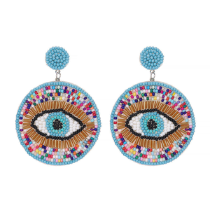 Bijoux d'été classiques faits à la main avec perles colorées, pendentifs pendulaires, cadeaux de plage, perles de rocaille pour femmes BY MULTI CRAFT - Product Image 4