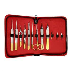 Juego de Instrumentos Manuales de Calidad Premium Reutilizables para Trasplante Capilar - 0.8mm/0.9mm/1.0mm Acero Inoxidable Alemán CE por Dentavex - Product Image 3