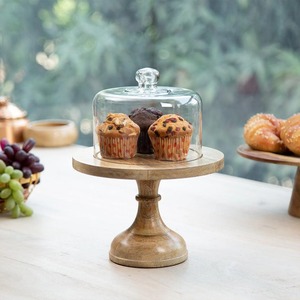 Support de service à étages en bois rustique, élégant plateau de présentation pour desserts et cupcakes, idéal pour les dîners et les fêtes - Product Image 3