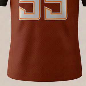 Jersey de Fútbol Americano de Manga Corta, Transpirable, con Impresión Digital Personalizada, de Alta Calidad, Nuevo Diseño, Precio Económico, Color Personalizado para Adultos - Product Image 6