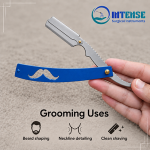 Professional Straight Edge Barber <b>Razor</b> Folding Shavette Hair Cutting <b>Razor</b> <b>for</b> <b>Men</b> Grooming - Product Image 2