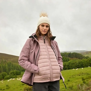 <b>Women</b> Casual Canvas Bomber <b>Jacket</b> Zipper Stand Collar Breathable <b>Lightweight</b> Outdoor Workwear Trekking Spring Outerwear - Product Image 2
