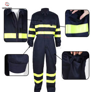 Combinaison de pluie haute visibilité réfléchissante, respirante et imperméable, veste et pantalon de travail toutes saisons, vêtements de travail pour activités de plein air - Product Image 1
