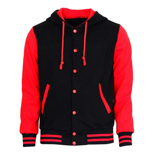 Wholesale Custom Logo Embroidery Plain <b>Winter</b> Varsity <b>Jacket</b> for Men 100% Wool Windproof Breathable Casual Unisex - Product Image 1