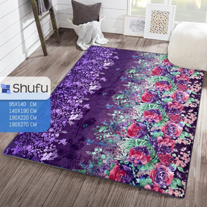 Tapis Shufu de haute qualité Design gaufré moderne fait à la machine Mousse haute densité non tissée anti-allergie pour un confort maximal - Product Image 5