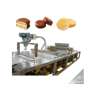 Delicious Chocolate Pie Making Machine Filled Pie Machine Automatic Sandwich Cake Machine