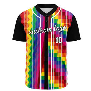 Uniformes de Béisbol y Sóftbol al Por Mayor, Camisetas Personalizadas Sublimadas, Transpirables, para Equipos Masculinos - Product Image 6